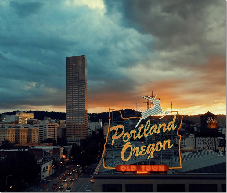 Dramatic Portland Sky