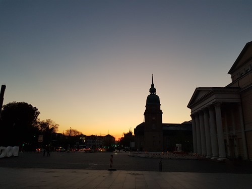 Darmstadt at dusk