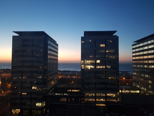 Autodesk Barcelona at sunrise