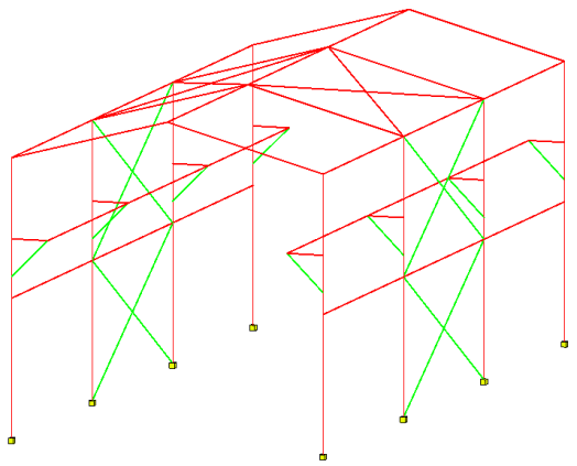 revit analytical model with filters applied