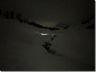 Snowshoeing up Mt Hood