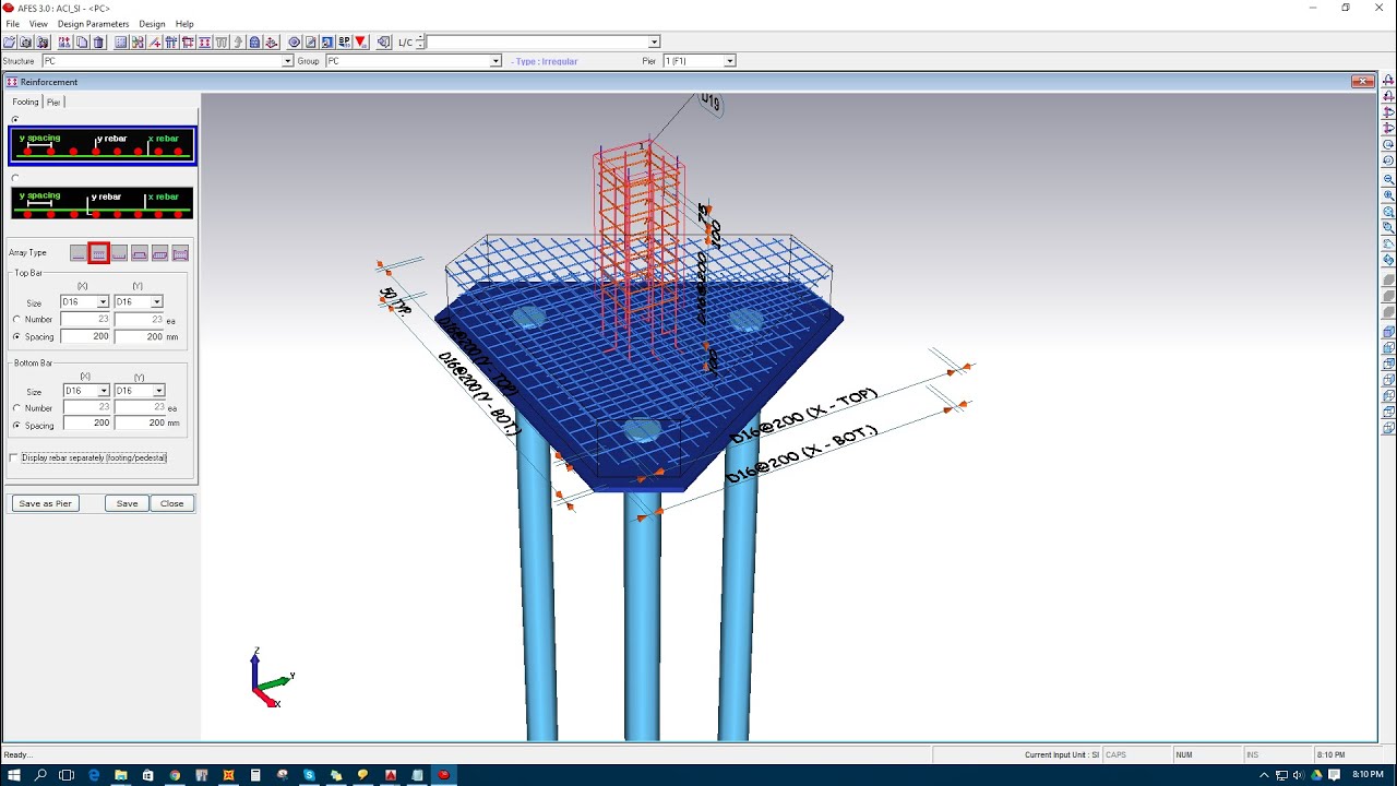 Pile Cap Design Detailing in GS AFES 3 0 Revit news