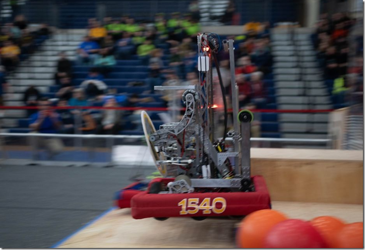 Team 1540 Flaming Chickens 2019 Robot Phineas