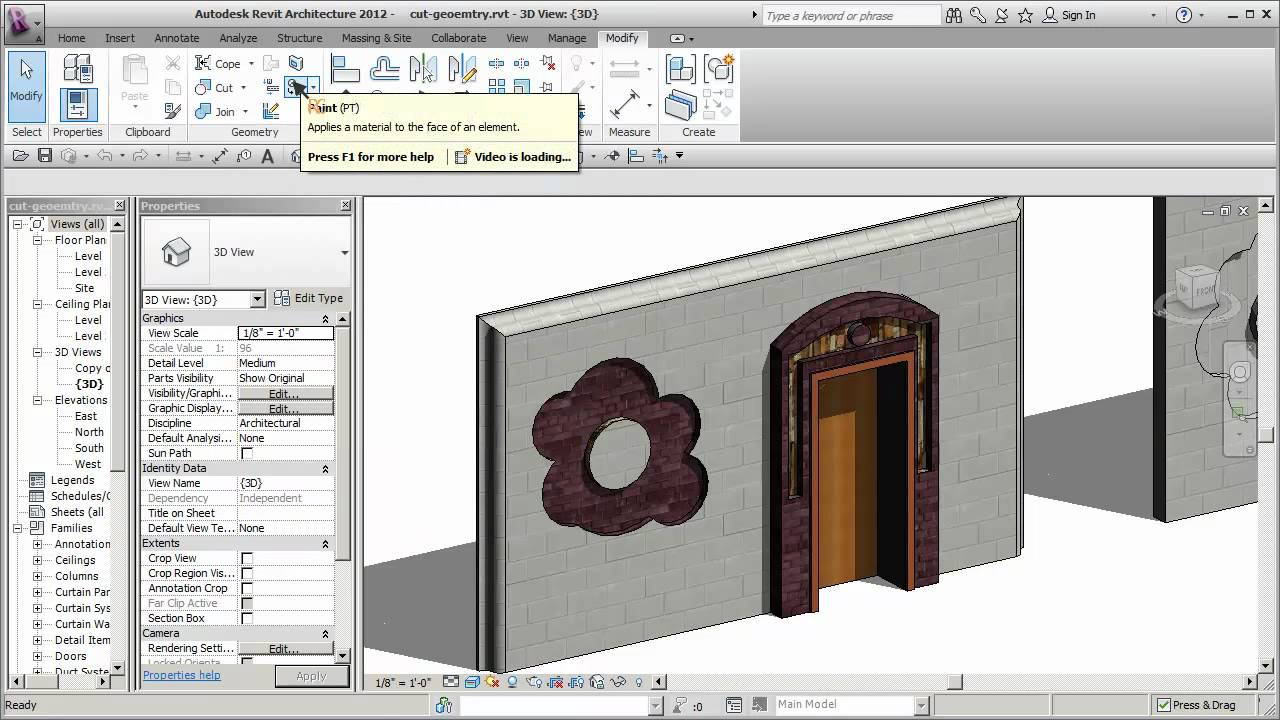 REVIT Geometry Panel Tools Introduction CADclips Revit news