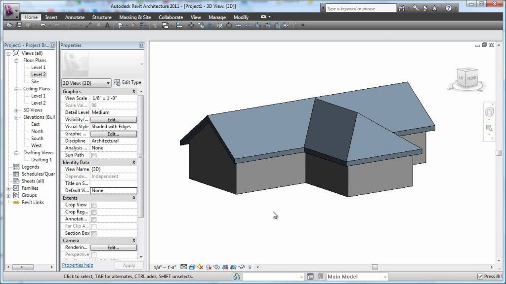 how to model site in revit 2011