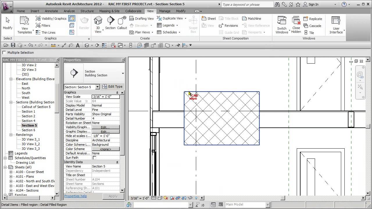 REVIT Wall, Floor and Roof Object Style Common Edges, Hidden Lines and