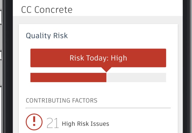 Construction IQ incorporates a set of algorithms trained to detect which issues are the most important. (Image courtesy of Autodesk.)