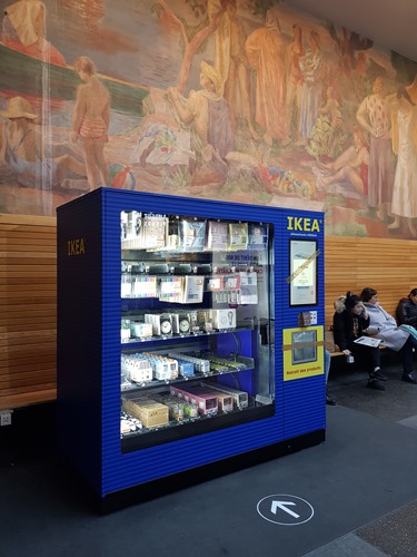 IKEA vending machine in Neuchatel