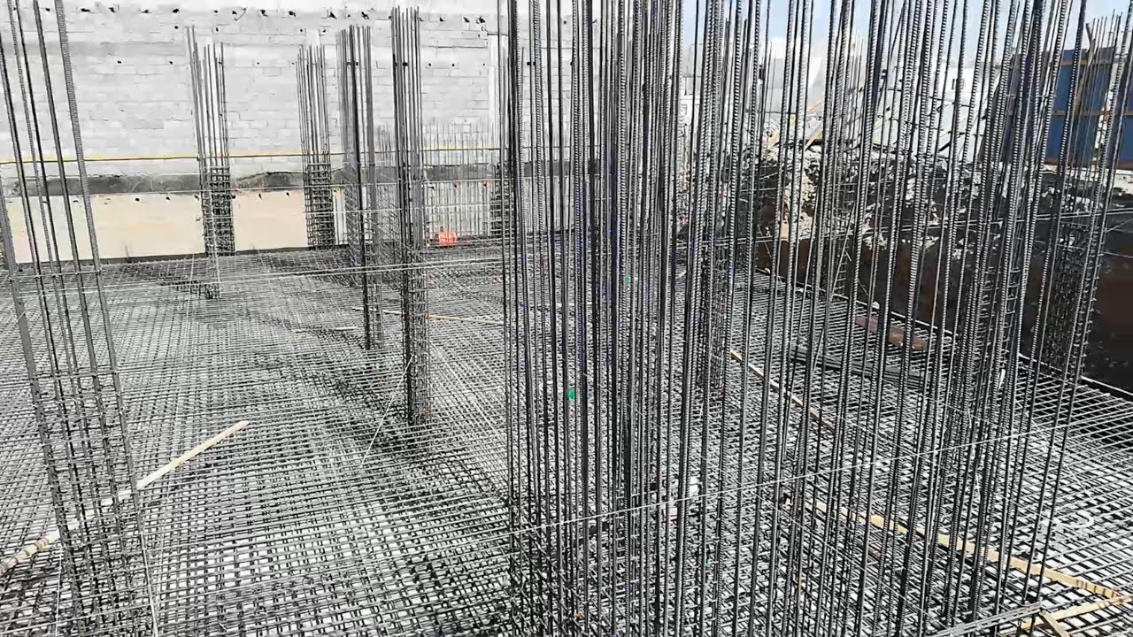 SITE INSPECTION MAT OR RAFT FOUNDATION & SHEAR WALL CHECKING BEFORE