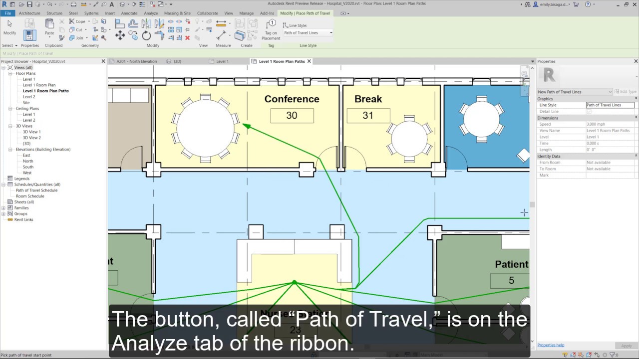 Revit 2020 Path Of Travel Revit News Revit 2020 Path Of Travel Revit News