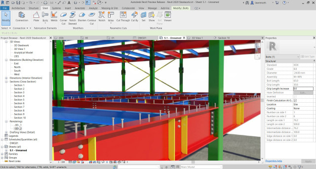 Revit Steel Connections