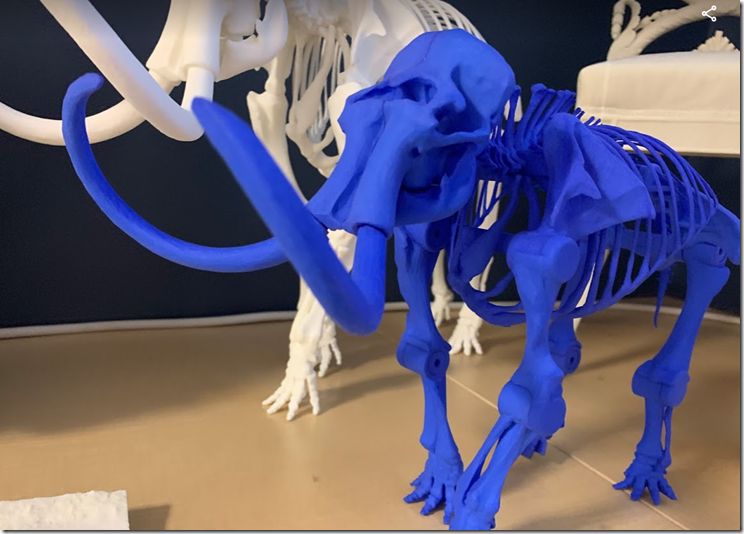 Mammoth 3D prints