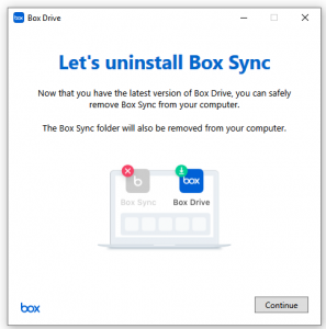 Switching from Box Sync to Box Drive