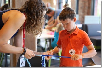 Kids at Autodesk Day