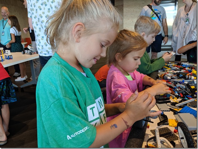 Kids at Autodesk Day