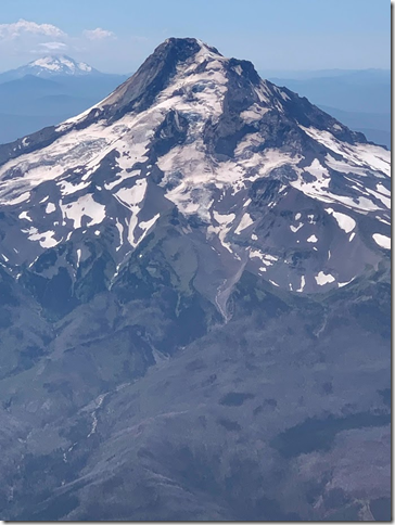 Mt Hood on flight home