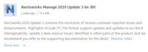 Navisworks 2019 Update 3 64-Bit Direct Download Links