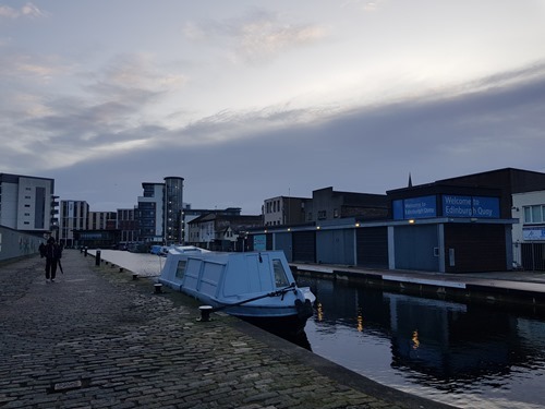 Along the canal