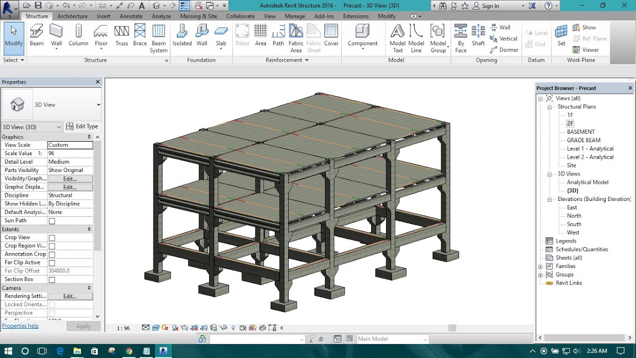 Precast Concrete Detailing in Revit StructurePart 2 Revit news