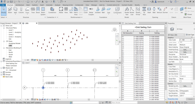 Revit - Grid Setting Out and Detailing