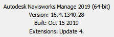 Navisworks Manage 2019 Update 4 Direct Download Link