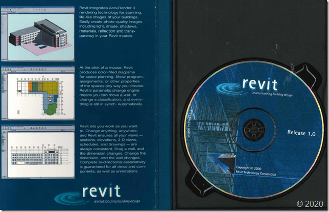 Throwback Thursday with Revit 1.0 circa 2000