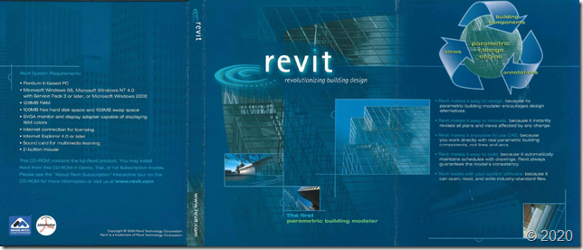 Throwback Thursday with Revit 1.0 circa 2000