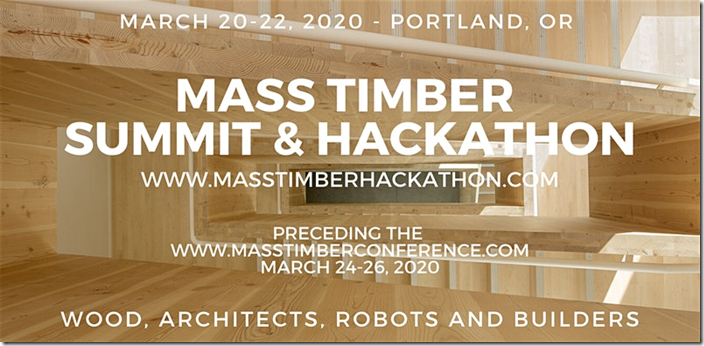 Mass Timber Workshops and Hackathon