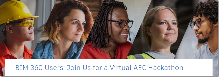 BIM 360 Users: Join Us for a Virtual AEC Hackathon 