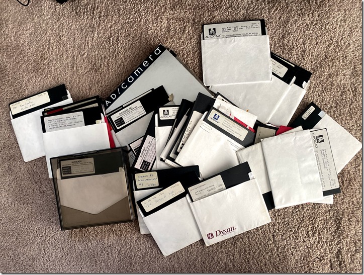 Shaans Old Autodesk Floppies