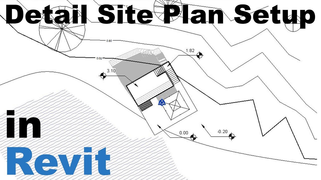 how to import site plan in revit