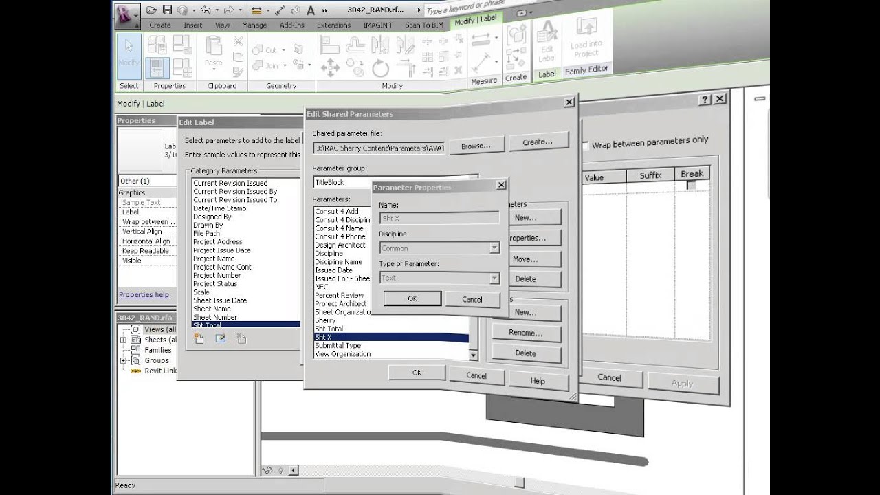 Revit Shared Parameters In The Title Block Revit News