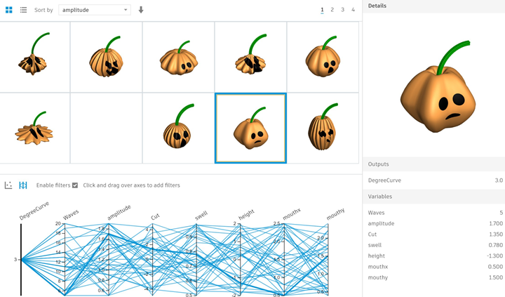 Generatively Designed Pumpkin