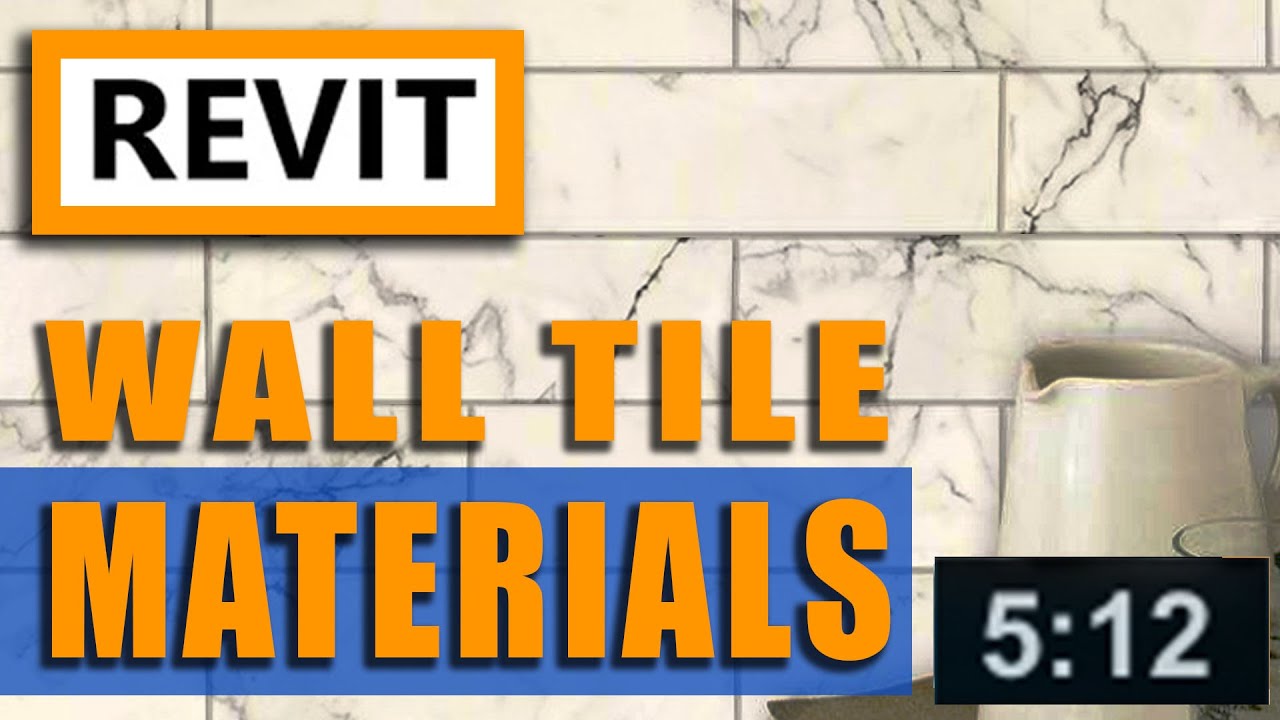 Revit Tutorial [2020] | Realistic Custom WALL TILE MATERIAL & Rendering ...
