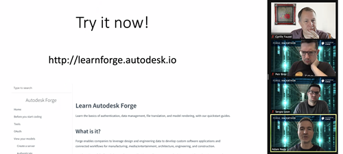 Adam introducing Forge