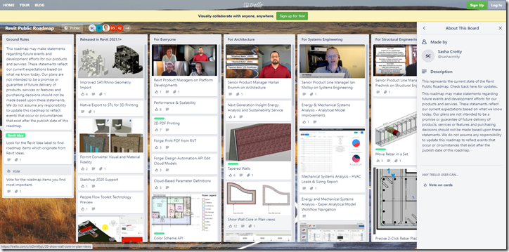 Revit Public Roadmap 