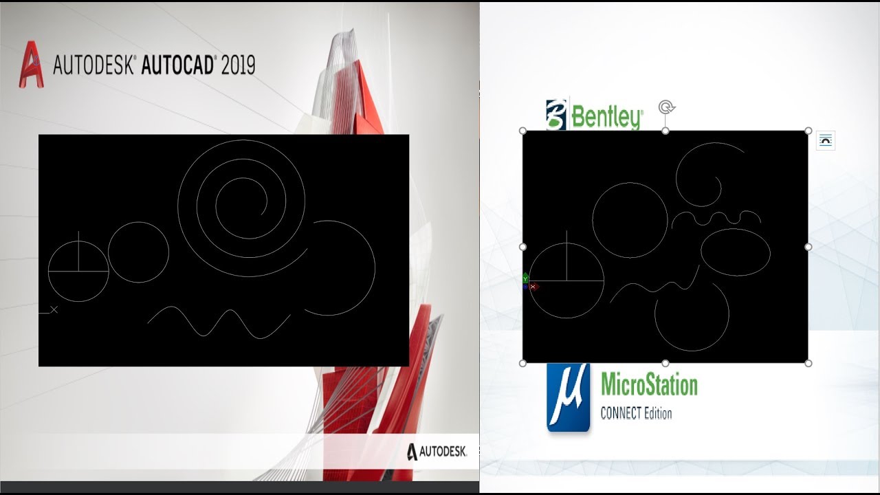 AUTOCAD vs MICROSTATION CIRCLE, CURVE LINES & COPY OPTION Revit news