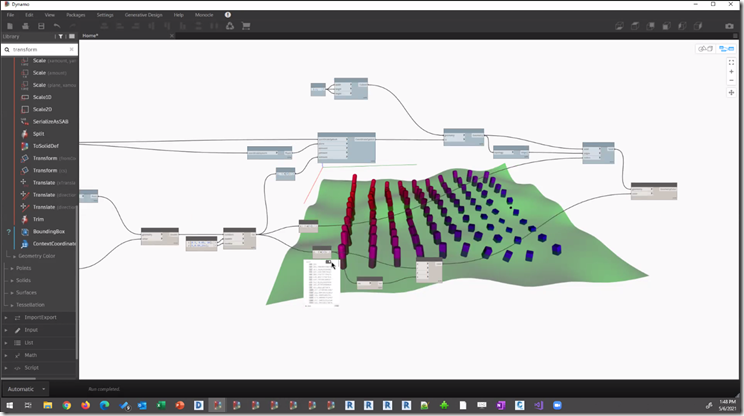 Computational Geometry: Geometry Modifications in Dynamo 