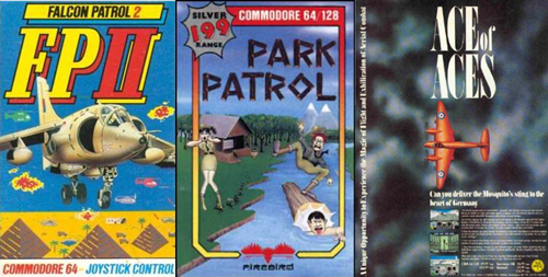 Falcon Patrol II, Park Patrol and Ace of Aces cover art