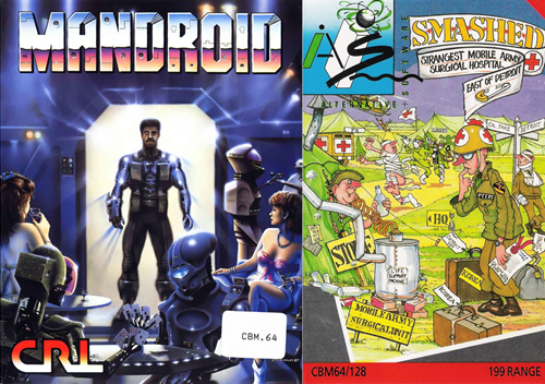 Mandroid and SMASHED cover art