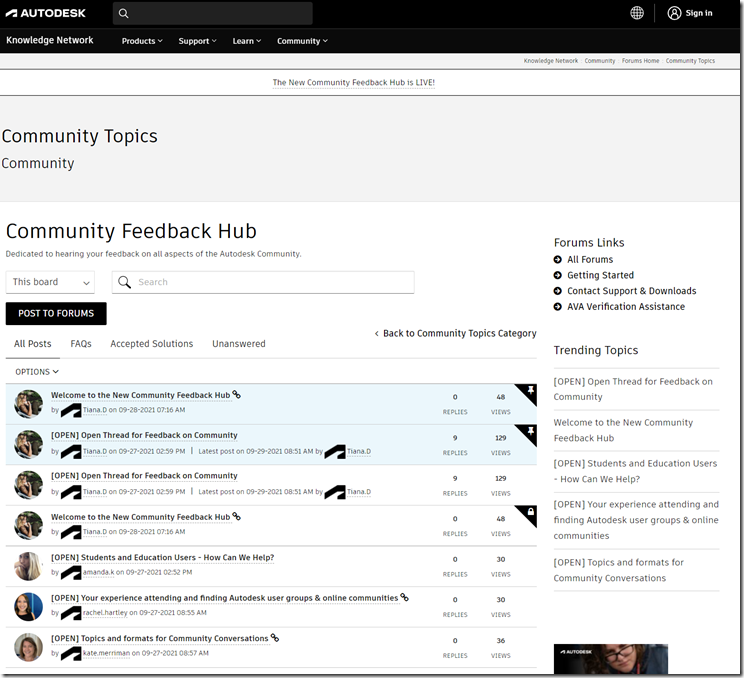 Community Feedback Hub