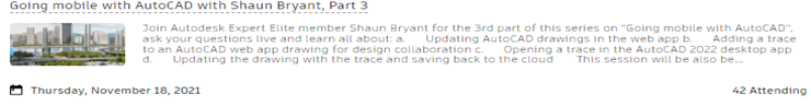 Going mobile with AutoCAD with Shaun Bryant, Part 3
