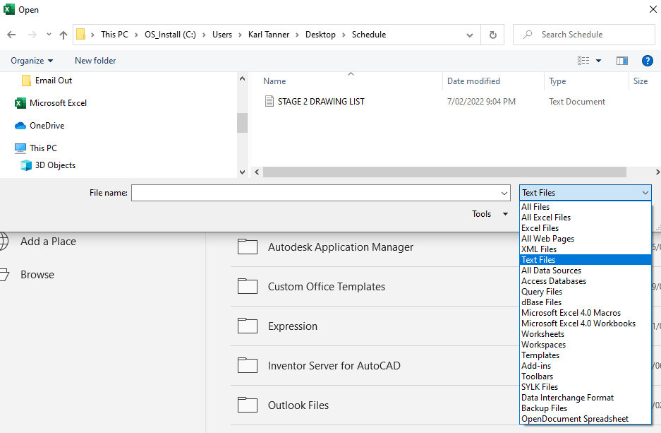 Export Revit schedules to excel-4