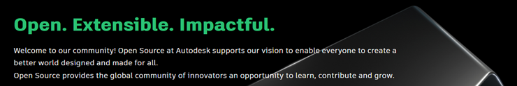 Autodesk Open Source - Open. Extensible. Impactful