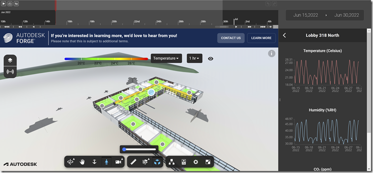 Autodesk Forge Digital Twin Example