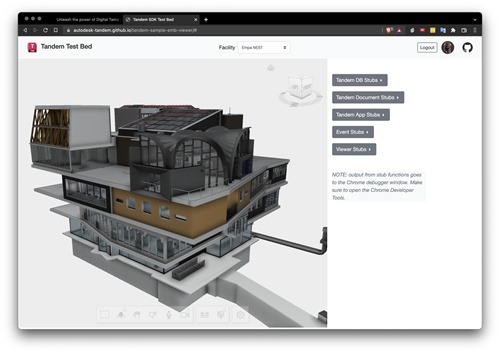 NEST in the Tandem SDK test bed