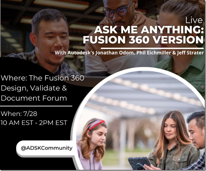 Autodesk Fusion 360 Ask Me Anything Event