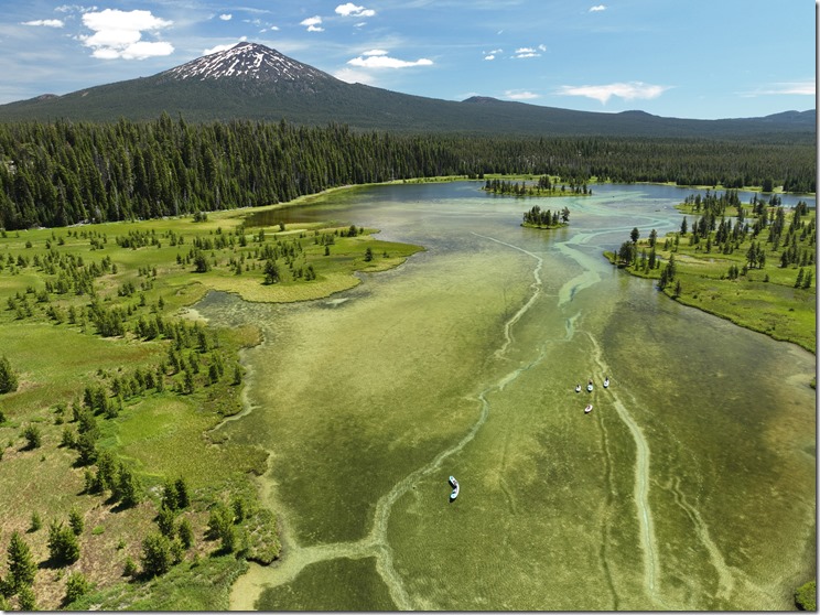 Cascade Lakes of Oregon and SUP paddling