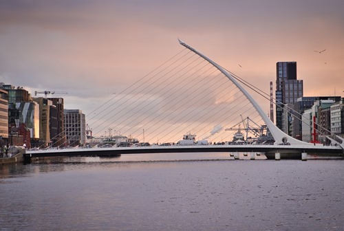 The Samuel Beckett Bridge