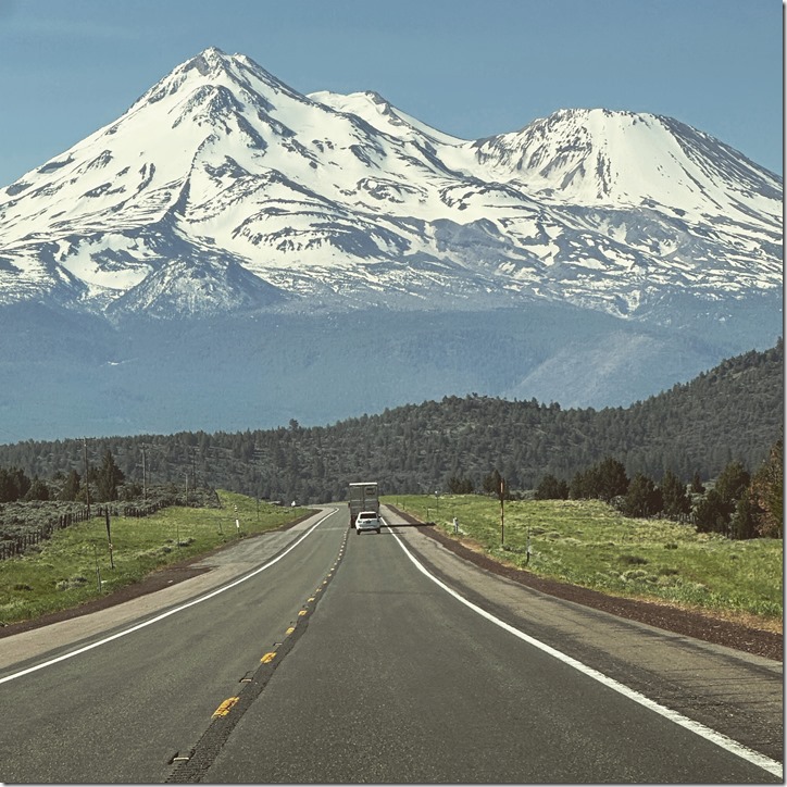 Mt Shasta from I-5